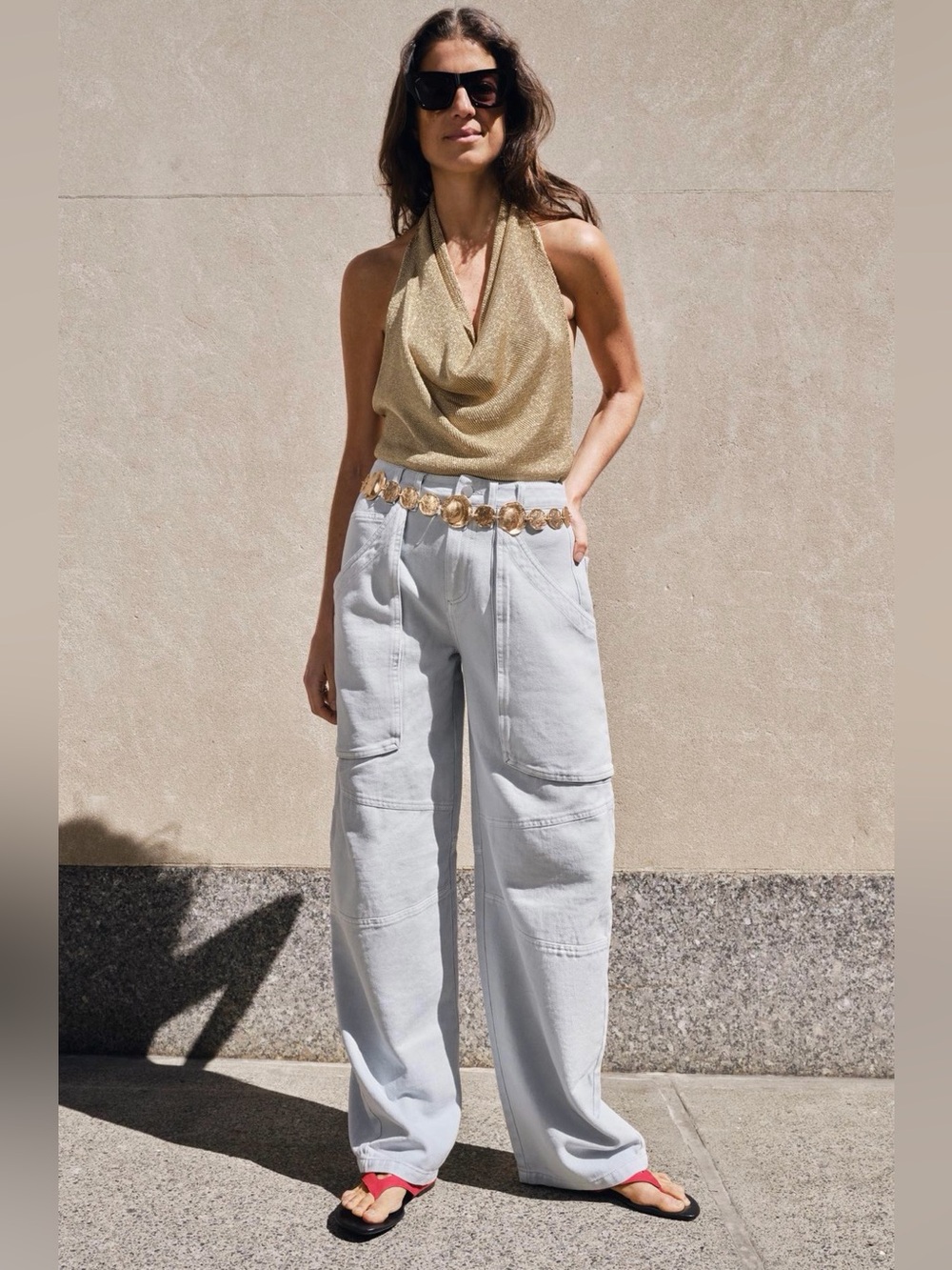 Zara ZW Collection Cargio Pants